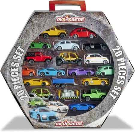 MAJORETTE automobilių dovanų rinkinys, 20 vnt., 212058595 