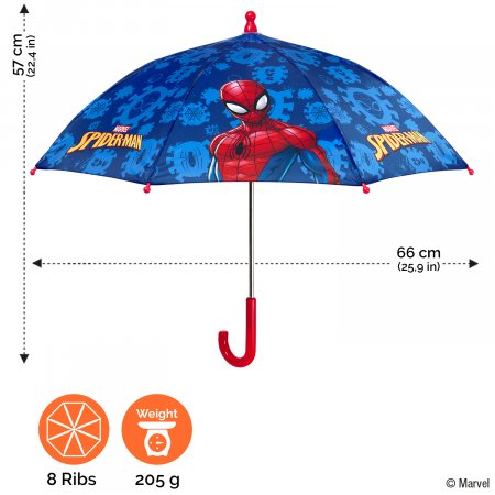 PERLETTI skėtis Spiderman 38/8, 75387 75387