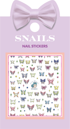 SNAILS nagų lipdukai Drugeliai, 5794 