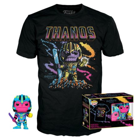 FUNKO POP & TEE vinilinė figūrėlė ir marškinėliai: Marvel - Thanos M, 63601 