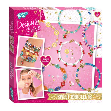 TOTUM kūrybinis rinkinys Design & Shine Sweet Bracelets, 28210 