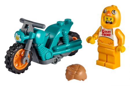 60310 LEGO® City Stunt Kaskadininkų motociklas viščiukas 60310