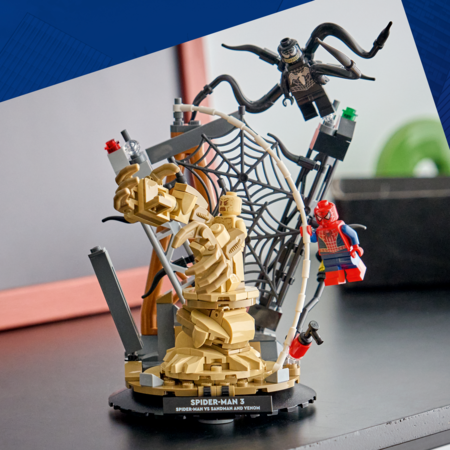 76334 LEGO® ǀ Marvel Epinė kova: Žmogus voras prieš Smėlio žmogų 