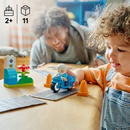 10471 LEGO® DUPLO® Town Mėlynas policijos motociklas 