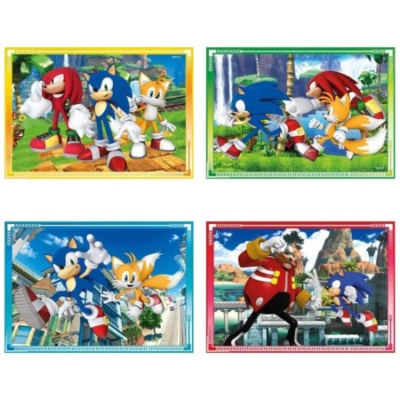 CLEMENTONI SONIC dėlionė, 4in1, 21522 