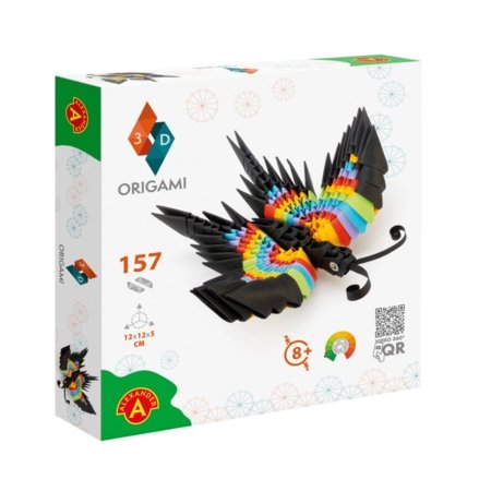 ORIGAMI 3D rinkinys Drugelis, 2345 