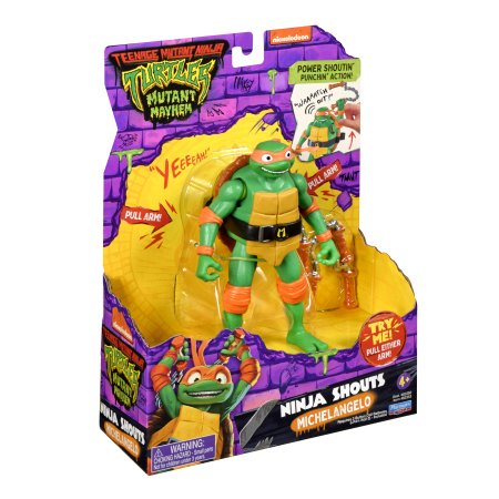 TMNT figūrėlė Ninja Shouts Michelangelo, 83353 83353