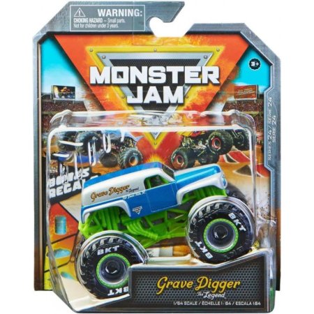 MONSTER JAM 1:64 visureigis Grave Digger The Legend, asort., 6067645 