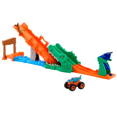 HOT WHEELS Monster Trucks rinkinys – Krokodilo iššūkis, JJN45 