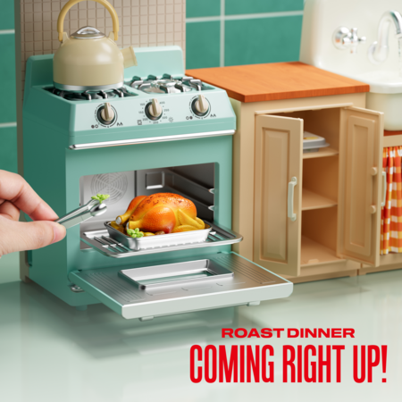 MINI BRANDS miniatiūrų rinkinys Magic Cook Kitchen, 77858 