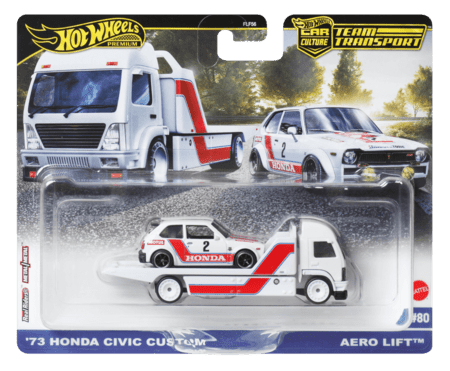 HOT WHEELS automodeliukas Vilkikas su automobiliu asort., FLF56