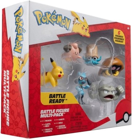 POKEMON veiksmo figūrėlių rinkinys, 6 vnt., PKW3613 