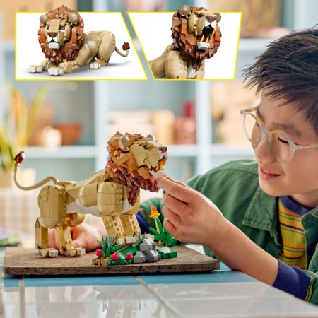 31386 LEGO® Creator Laukiniai gyvūnai: didingasis liūtas 