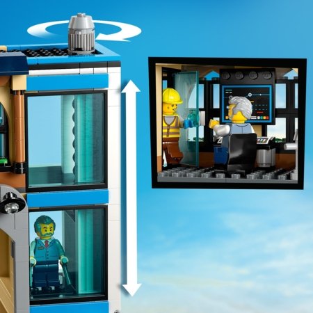 60469 LEGO® City Trains Centrinė traukinių stotis 
