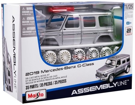 MAISTO DIE CAST 1:25 Surenkamas metalinio automobilio rinkinys 35pcs. Mercedes Benz G-Class 2019, 39536 