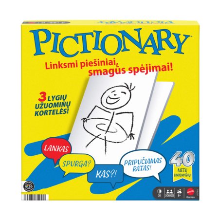 PICTIONARY žaidimas (lietuvių kalba), JGF68 