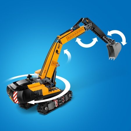 60420 LEGO® City Big Vehicles Geltonas statybų ekskavatorius 