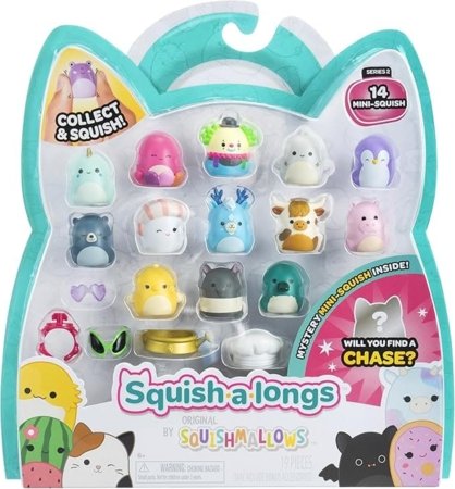 SQUISH-A-LONGS figūrėlių rinkinys, asort., SQAL0028 