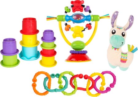 PLAYGRO dovanų rinkinys Sensory Llama Explore and Play, 0188328 