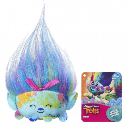 TROLLS maža pliušinė figūrėlė W1 17, asort, B9913EU4 B9913EU4
