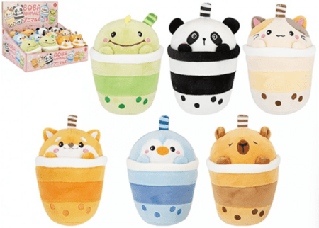 Pliušinis Boba gyvūnas 14cm. asort., 456370 