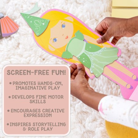 STORY MAGIC kūrybinis rinkinys Medinė aprengiama lėlė, 201243 