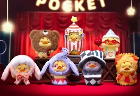 UPSETDUCK kolekcinis pakabukas Crazy Circus Duck, asort., AP17183803100C 