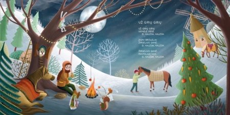 Džyru džyru žiema Lietuviškos dainelės nuo advento, Kalėdų iki Užgavėnių, 9786090900680 