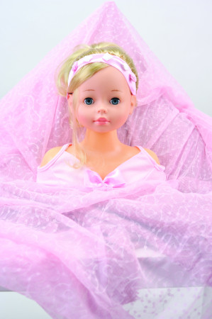 BAMBOLINA lėlės galva puošimui Molly, 40 vnt aksesuarų, BD1366 BD1366