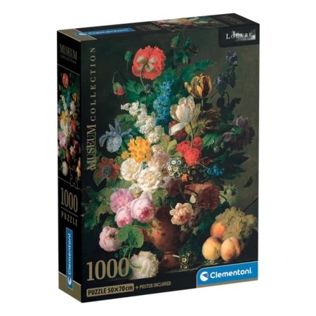 CLEMENTONI dėlionė gėlių dubuo, 1000 det., 39970 