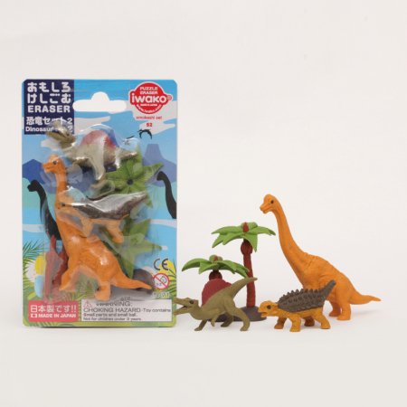 IWAKO trintukų-dėlionių rinkinys Dinosaurs 2, 4991685180049 4991685180049