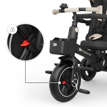 KINDERCRAFT triratukas SPINSTEP 2 Plus, smėlinis, KRSPST02BEGPL00 