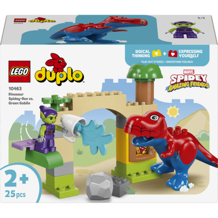 10463 LEGO® DUPLO® │„Marvel“ Voriukas tiranozauras prieš Žaliąjį gobliną 