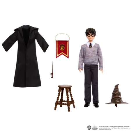 HARRY POTTER lėlė Haris Poteris ir mago skrybėlė, HND78 HND78