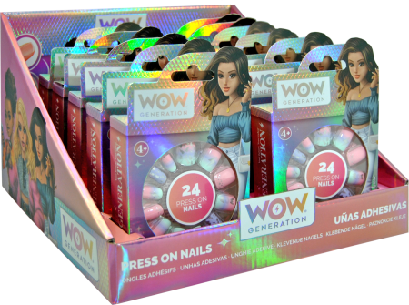 WOW GENERATION priklijuojami nagai, 24 vnt., WOW00019 