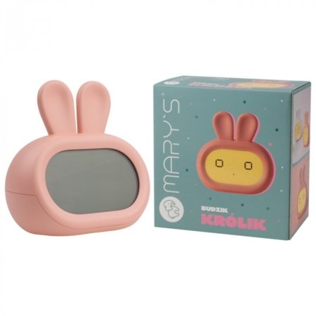 MARY'S laikrodis-žadintuvas RABBIT, Pink, MW20729 