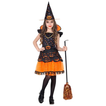 WIDMANN kostiumas Witch (116 cm, 4-5 metų), 07085 