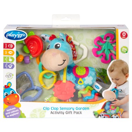 PLAYGRO veiklos žaislų rinkinys Clip Clop Sensory Garden Activity, 0188178 