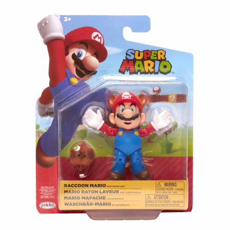 NINTENDO 4" Super Mario figūrėlė, asort., 411774-6-GEN 411774-6-GEN