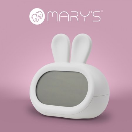 MARY'S laikrodis-žadintuvas RABBIT, Grey, MW20730 