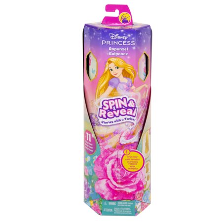 DISNEY PRINCESS Spin & Reveal Auksaplaukės siurprizų rinkinys, HTV86 