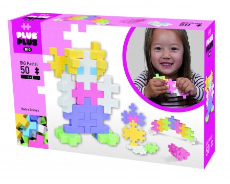 PLUS PLUS konstruktorius BIG Pastel Mix 50 pcs, 3273 3273