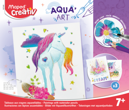 MAPED CREATIV Akvarelės paveikslai Unicorns, 907048 907048