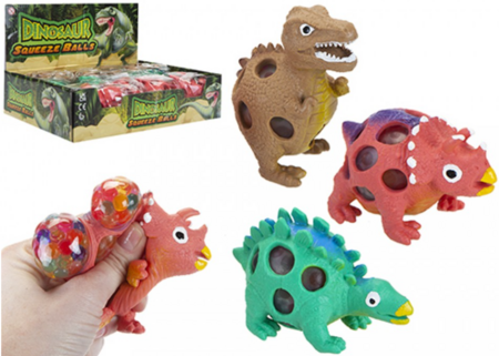 Minkštas antistresinis žaislas dinozauras assort., 543137