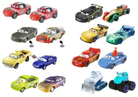 CARS 3 dviejų automodelių rinkinys Die Cast, DXV99 