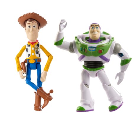 TOY STORY figūrėlių rinkinys Buzz Lightyear ir Woody, HWR88 