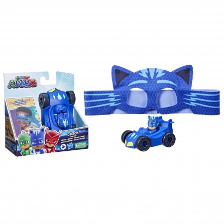 PJ MASKS mašinėlė ir herojaus kaukė, asort., F37255L0 F37255L0