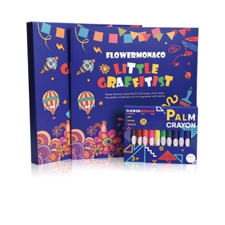 FLOWERMONACO piešimo rinkinys Little Graffitist Suit, 848892 