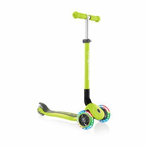 GLOBBER paspirtukas Primo Foldable Lights, žalias, 432-106 432-106