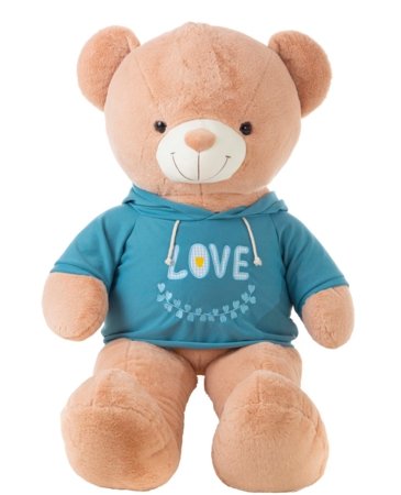 LLOPIS pliušinis meškiukas, 115cm, asort., 10735 